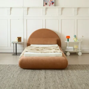 Single Compression Bed Terracotta Brown
